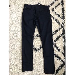 Express dark blue jeggings